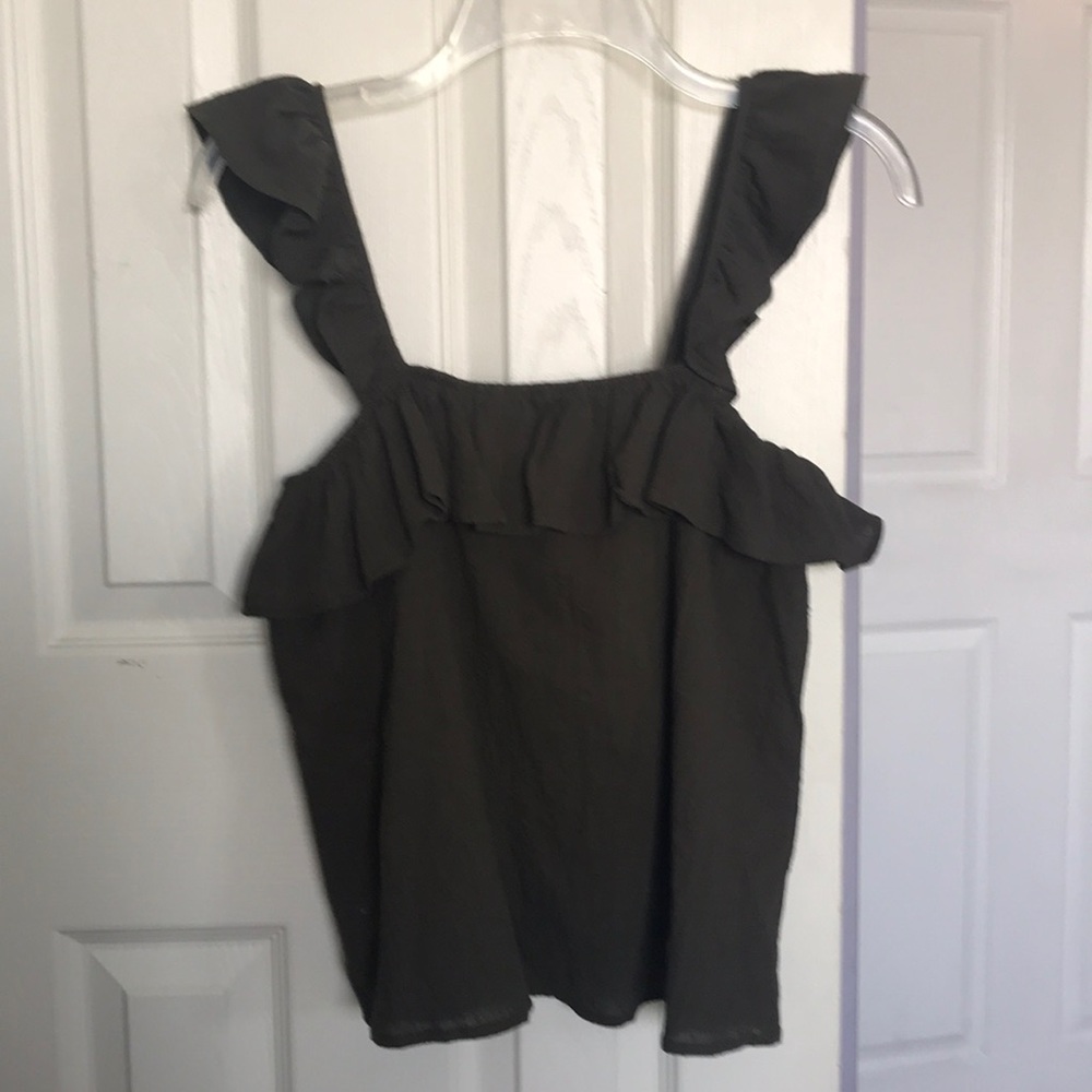 Army Green Flowy Tank